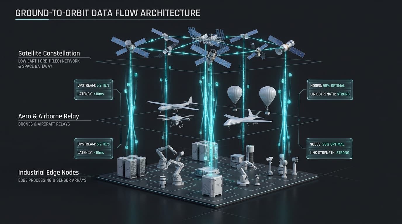 A site monitored from ground, air, and orbit